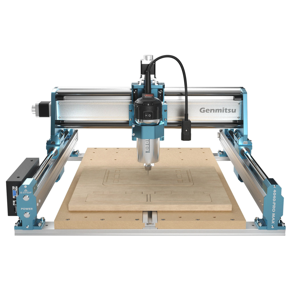 4040-PRO MAX CNC Router Machine with Vectric V-Carve, 710W Trimmer & Linear Rail Driven, Enhanced XZ Axis